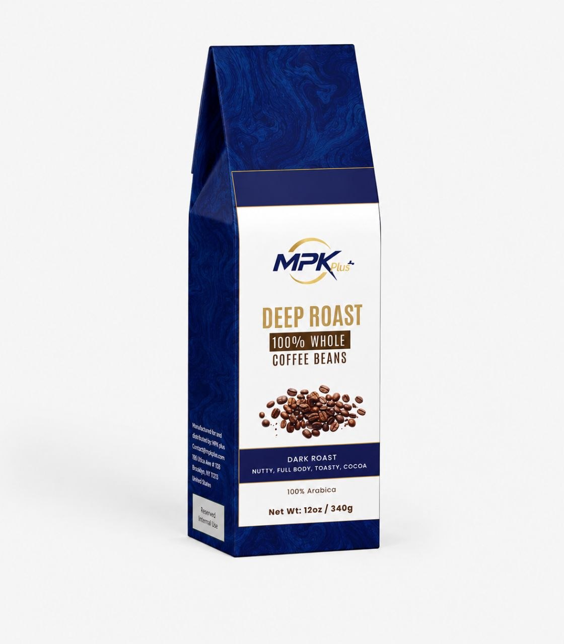 Deep Roast 100% Whole Coffee Beans